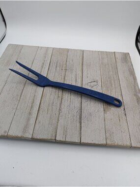 Ultratemp Robinson Blue Meat Fork 11 1/2" USA Vintage 2103